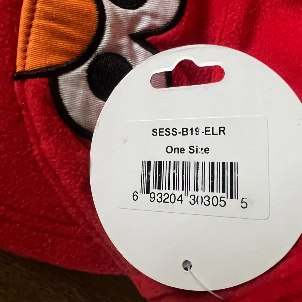 Kids Coppertone Sesame Street Elmo Red Fleece Hat UPF 50+ NWT